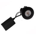DIOSPOT OPTI rund sort + Diolux R5d 930 450lm 38°