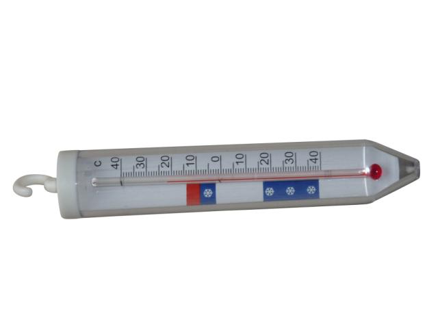 Køleskabs termometer aflang m/krog