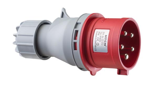 CEE stikprop 32A 3P+N+J 400V rød