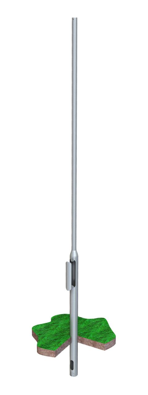 Bertlet Mast LPH 6,0M f/arm f/nedgrav. Ø60mm Ø127