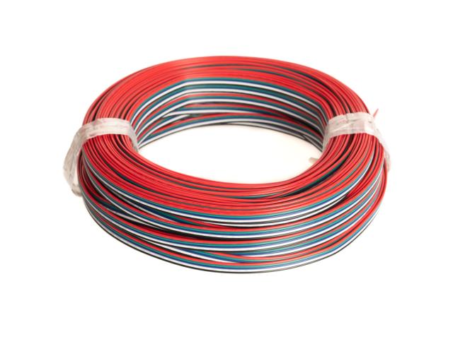 DIOFLEX ledning RGBW 5x0,33mm2 50m