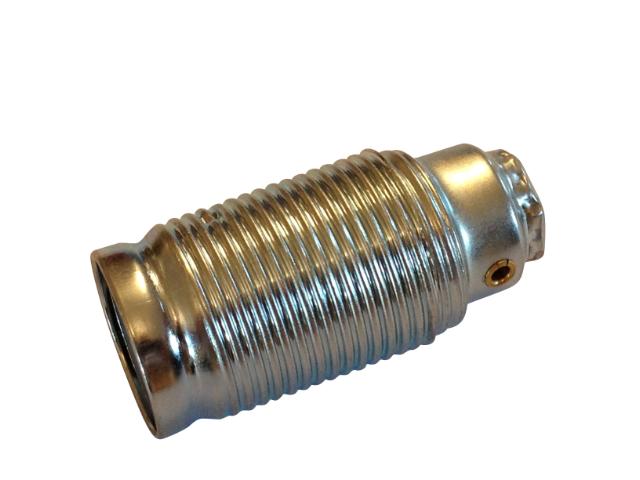 Metal kronefatning E14 krom M10 