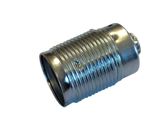 Metal kronefatning E27 krom M10 