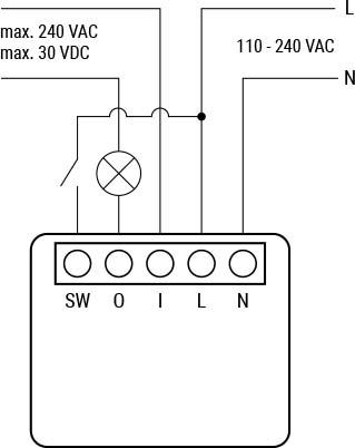 Shelly 1 Mini (GEN 3) - WiFI relæ, potentialfrit