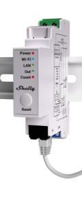 Shelly Pro EM 50A - WiFi 1-faset energimåler 2x50A
