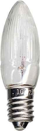 Pære til 9M lyskæde 14V 3W E10 3stk