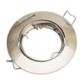 Downlight GU10 blank børstet stål m/kip 