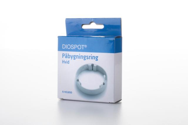 DIOSPOT påbygningsring f/ FIT hvid f/ 451850