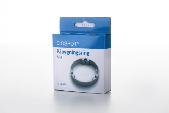 DIOSPOT påbygningsring f/ FIT alu f/ 451851