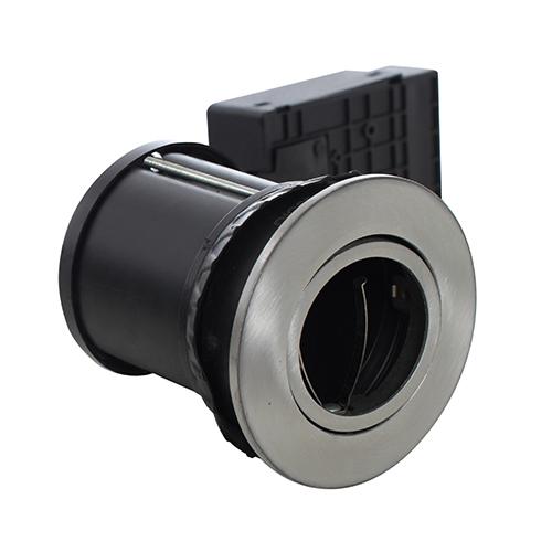 DIOSPOT TIGHT GU10 børstet stål rund 95mm