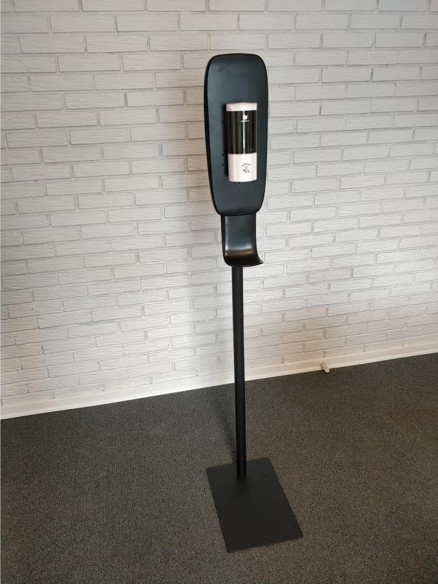 Gulvstander sort f/dispenser