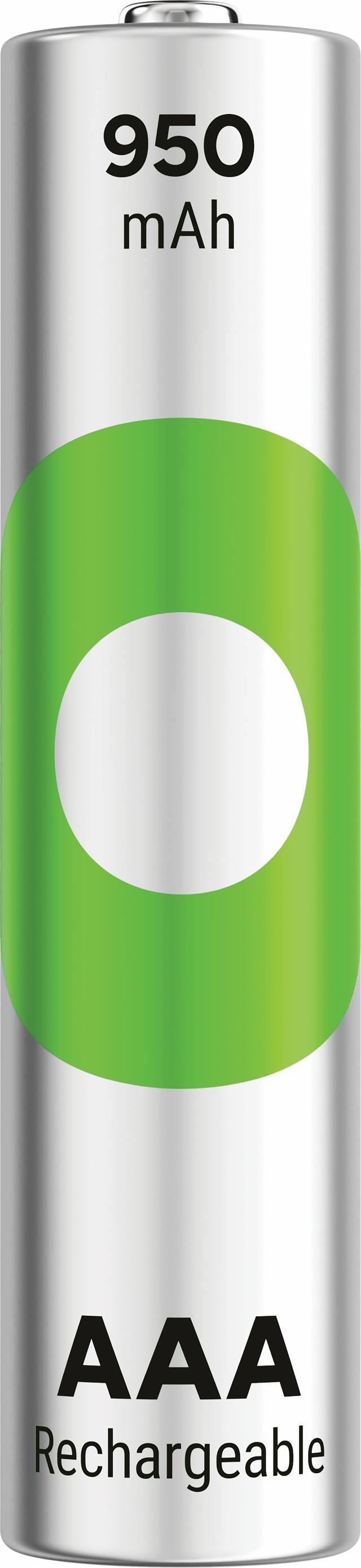 GP Recyko AAA-batteri, 950 mAh, 4-pak