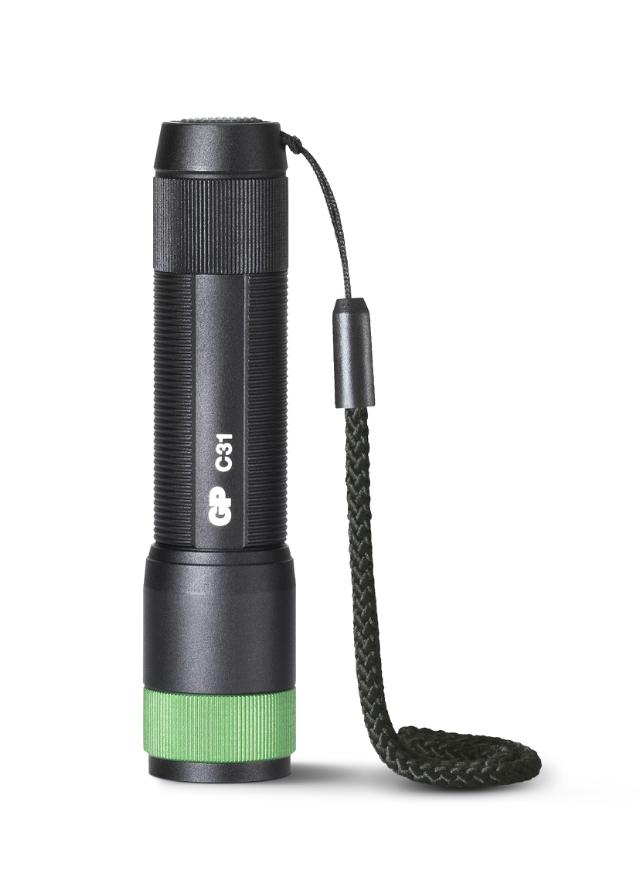 GP lommelygte C31 LED 80lm 1xAA, inkl.
