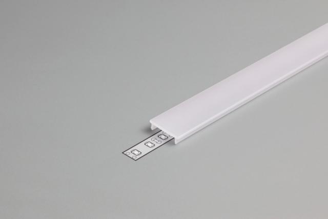 DIOFLEX Afdækning F opal f/alu profil 1m