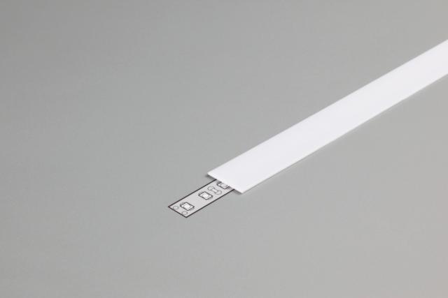 DIOFLEX Afdækning B slide opal f/alu profil 1m