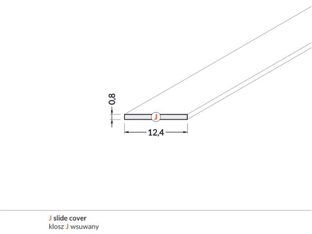 DIOFLEX Afdækning J slide 2000 opal