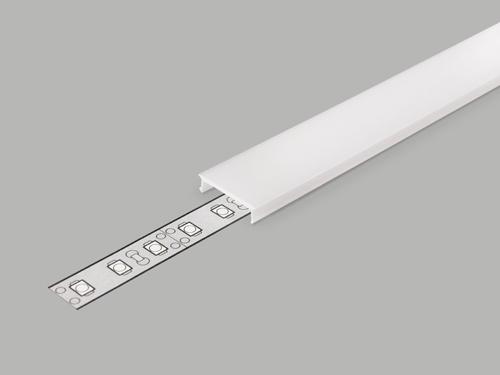 DIOFLEX afdækning C3 opal f/alu profil 2m