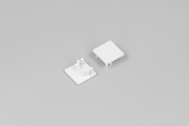 DIOFLEX endestykke COZY12 hvid 2 stk.