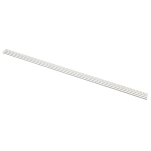Cablefix 8x7mm m/lim (4 stk a´1m) hvid (2201)