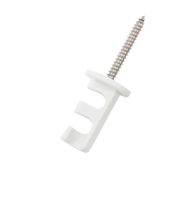 Lampeophæng m/skrue hvid