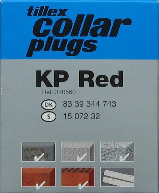 Plugs rød 5,5x35mm 500 stk i æske