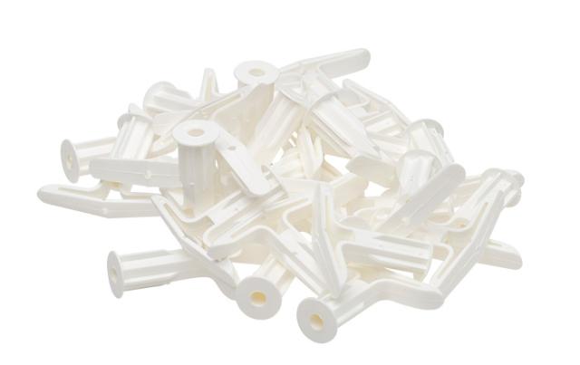 Plugs til gipsvægge GP3 25-28mm hvid 50stk