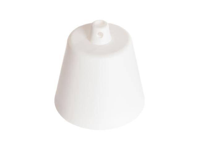 Baldakin m/aflastning Ø92mm hvid