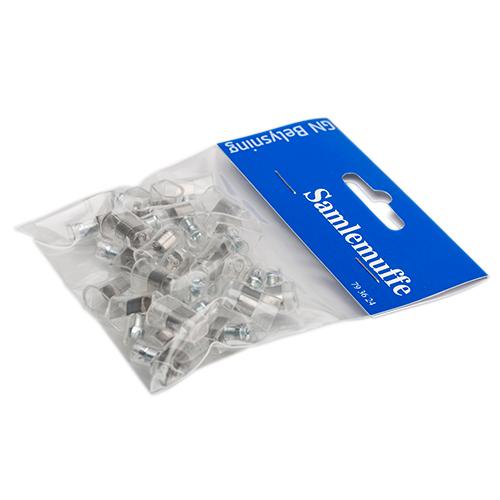 Samlemuffe 2,5mm2 natur 25 stk. GN-pak