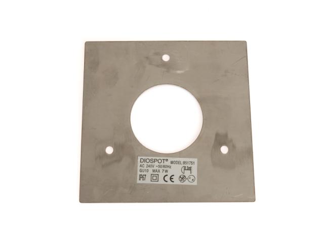 Firkantet stålfront for nedgravningsspot 851751