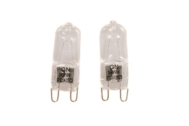 HALOSPAR G9 230V 18W klar 2 stk