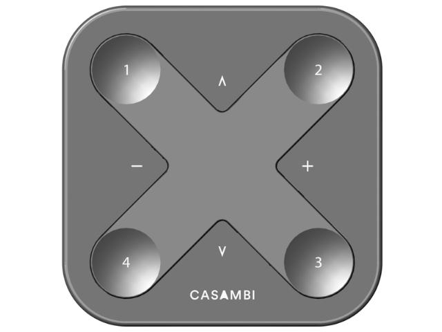 Casambi Xpress trådløst panel Sort
