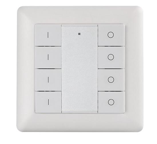 DIODIM RF afbryder 4 zoner f/batteri 