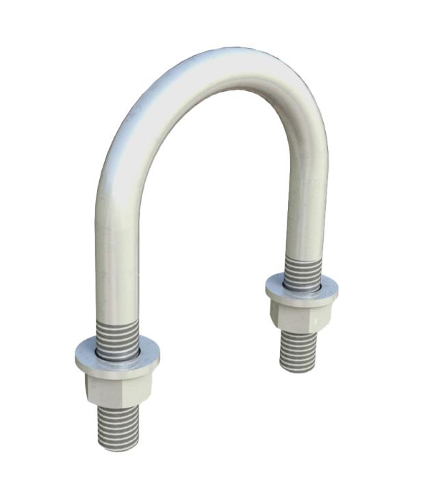 U-Bolt M12 x 75 x 100 mm til Ø60 mm rør