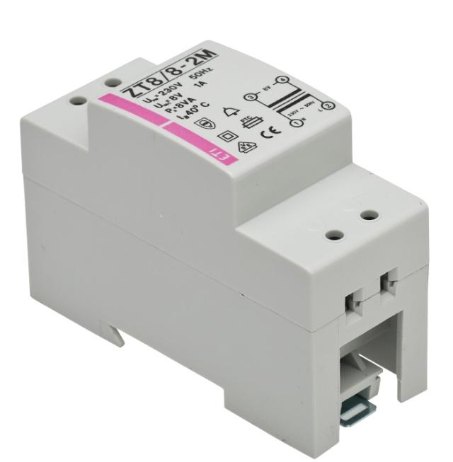 ETI ringetransformer f/DIN  ZT8/12