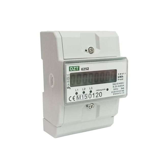 EL-måler 3F LCD 400V/80A MID kl.B