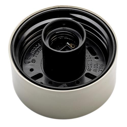 Armatur lige grå Ø95 mm IP40
