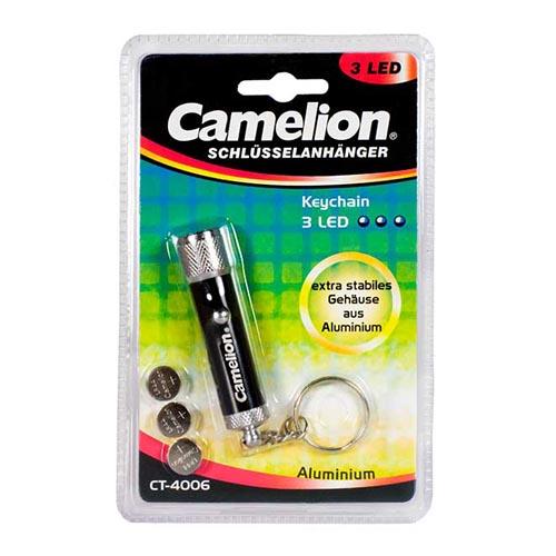 Camelion ALU nøgleringslygte 3xLED inkl. 3xLR44