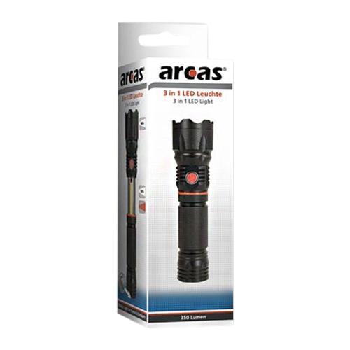 Arcas 3-i-1 lygte LED 350lm 4xAAA(ikke inkl.)