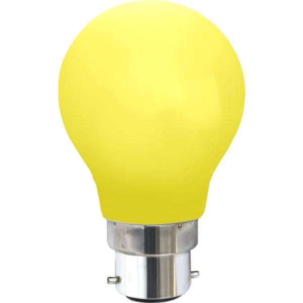 Gul udendørs Ø55 IP20 LED B22 1W 360°