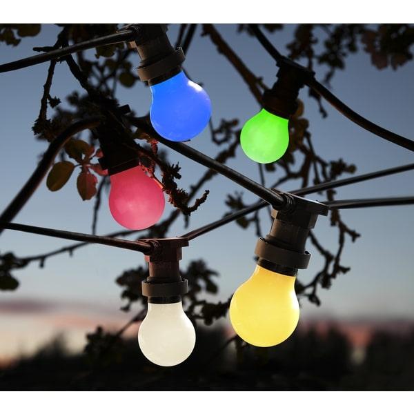 Gul udendørs Ø55 IP20 LED E27 1W 360°