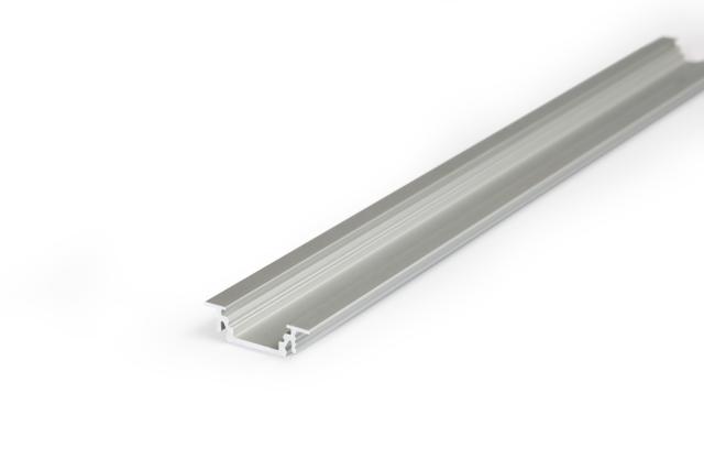 DIOFLEX Alu profil GROOVE10 BC/UX indbyg 2m 24x7mm