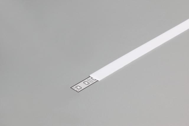 DIOFLEX Afdækning A opal f/alu profil 2m