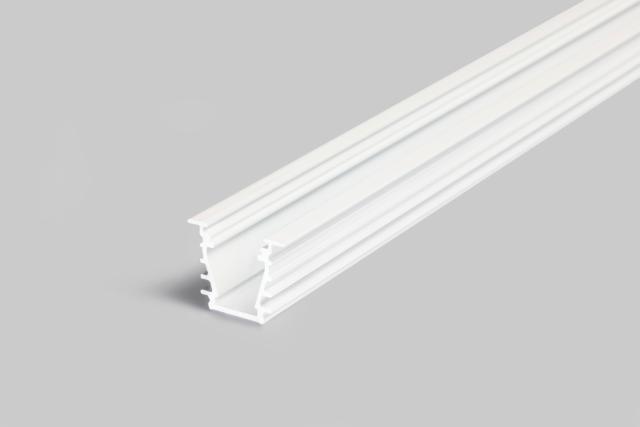 DIOFLEX Hvid alu profil DEEP10 C/UX 2m 23,4x19mm
