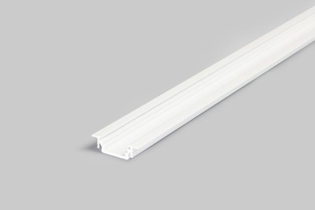 DIOFLEX alu profil GROOVE10 BC/UX 2m hvid
