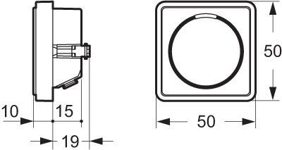 Lysdæmper Touch IR 180 LED koksgrå 506D8126