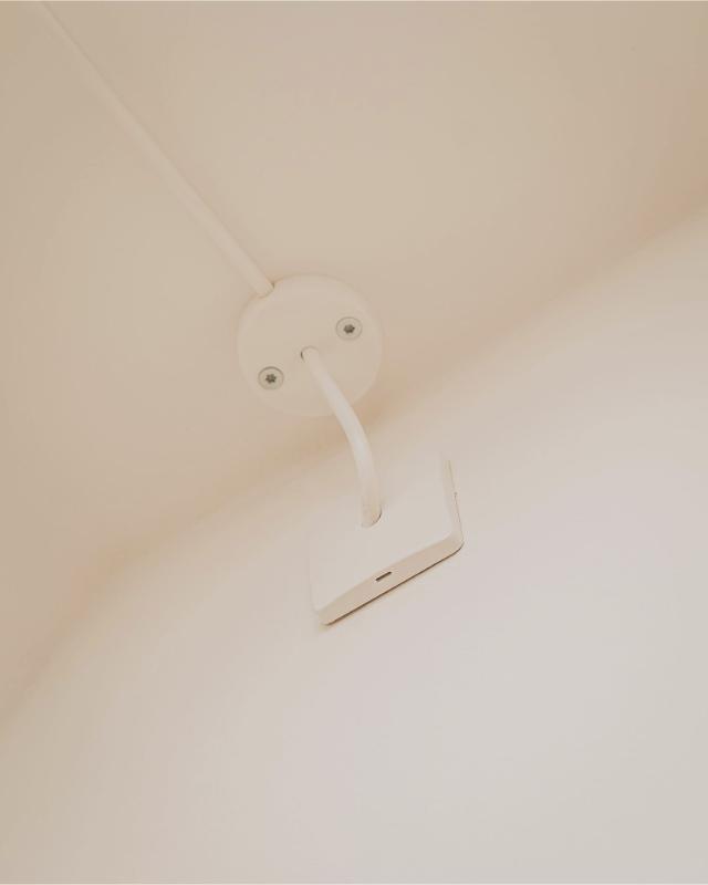 Evit lampeophæng nr. 1 Ø50 mm, hvid