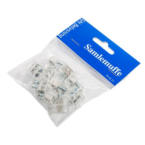 Dobbelt samlemuffe HE 1101 10 stk. GN-pak
