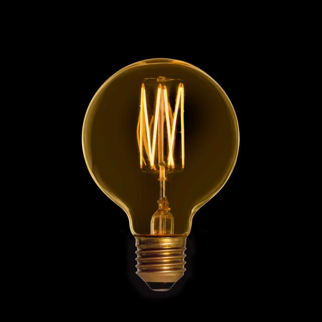 DANLAMP LED Globe de luxe gold 2W 920 100lm E27