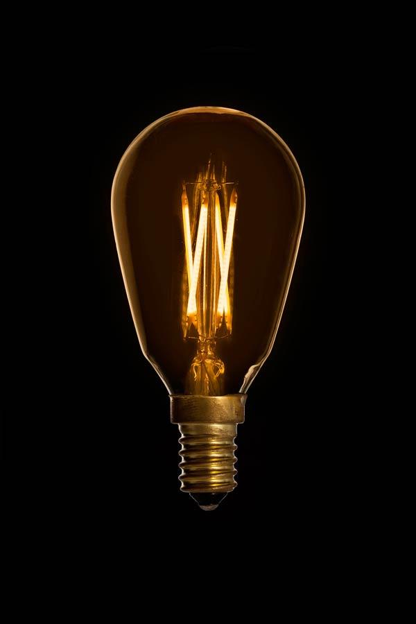 DANLAMP LED Mini Edison Gold 1,5W 920 90lm E14 dim