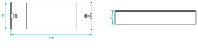 DIOFLEX PRO RF cont. 12-24VDC 4x8A 384-768W MA/SL